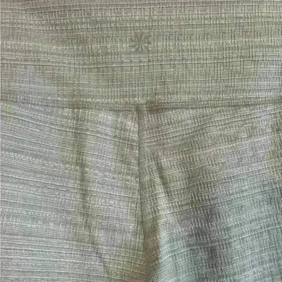 Athleta Gray Jacquard Highrise Chatturanga Textured Leggings Size Large - Picture 5 of 8